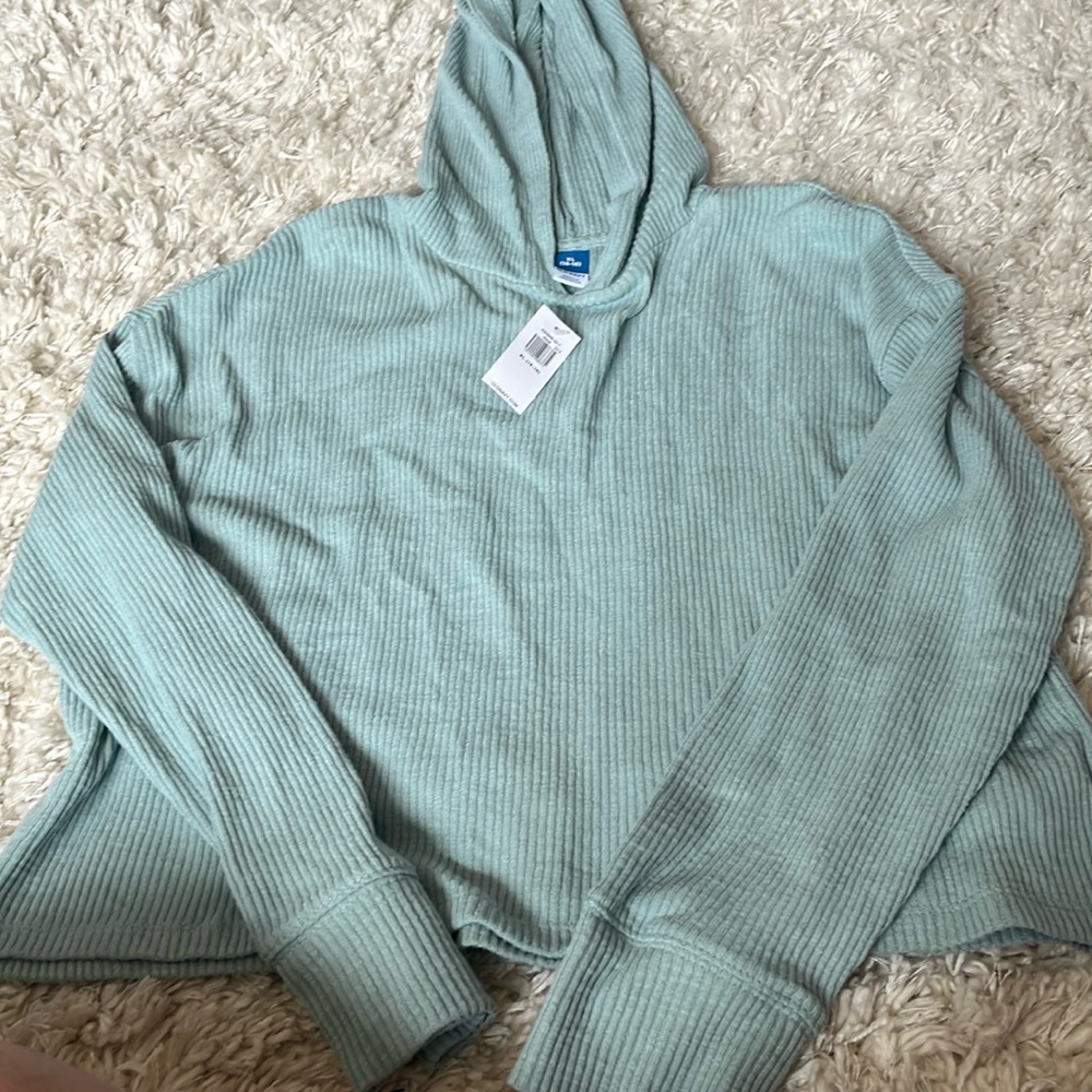 Old navy NWT mint green hooded shirt